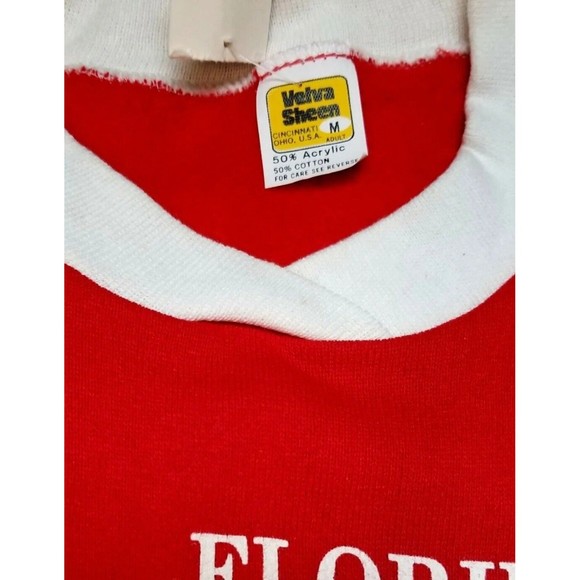 Disney MICKEY MOUSE VELVA SHEEN 1970s Florida Sweatshirt Mens Sz M USA NEW W TAG - Picture 7 of 9